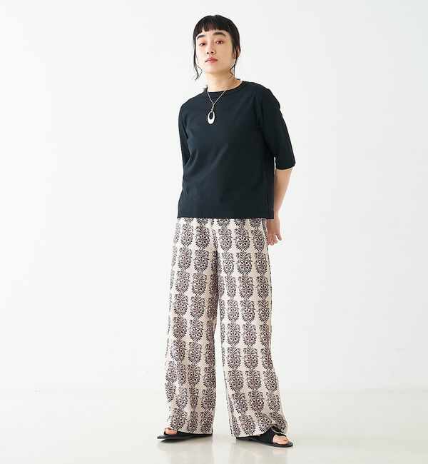 collex「ブロックプリント風 ボタニカルプリントパンツ」|その他|