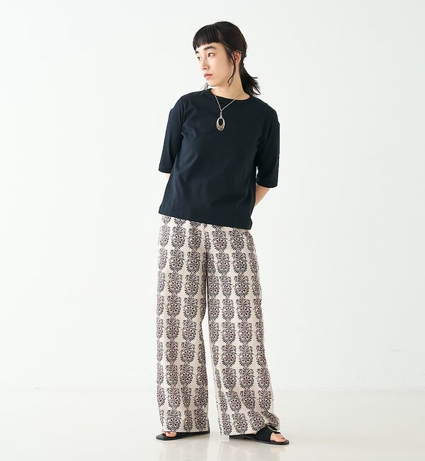 collex「ブロックプリント風 ボタニカルプリントパンツ」|その他|