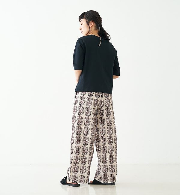 collex「ブロックプリント風 ボタニカルプリントパンツ」|その他|