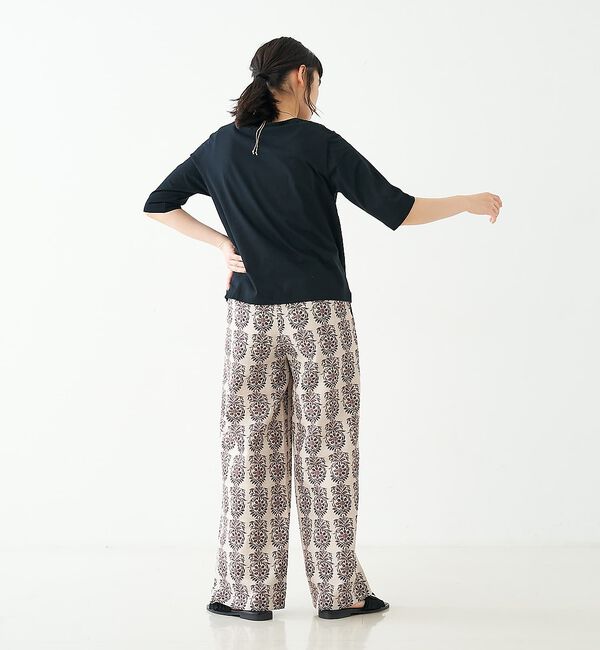 collex「ブロックプリント風 ボタニカルプリントパンツ」|その他|