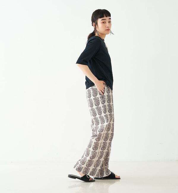 collex「ブロックプリント風 ボタニカルプリントパンツ」|その他|