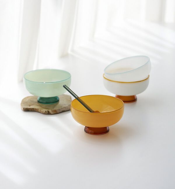 collex「【amabro/アマブロ】SNOW BOWL  デザートボウル ミルクガラス 耐」|食器・キッチングッズ|