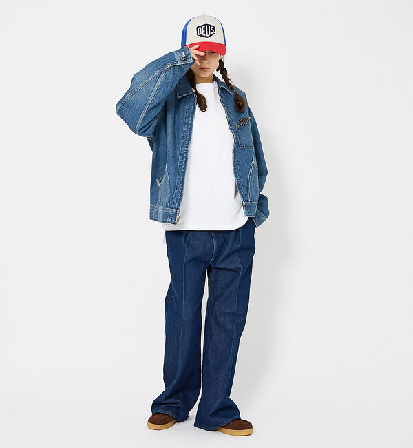 ABAHOUSE「【Lee/リー 】DENIM ZIP UP BLOUSON/オーバーサイズ デニ」|その他|