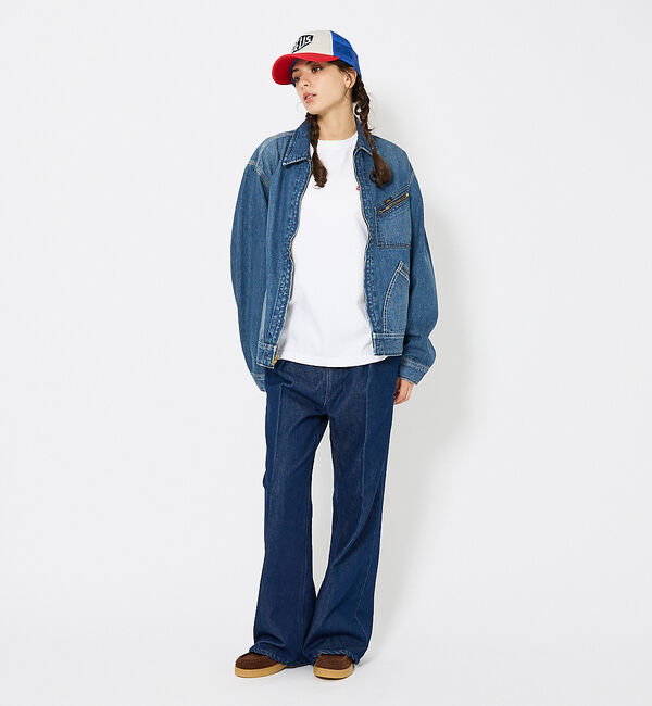 ABAHOUSE「【Lee/リー 】DENIM ZIP UP BLOUSON/オーバーサイズ デニ」|その他|
