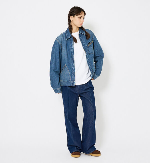 ABAHOUSE「【Lee/リー 】DENIM ZIP UP BLOUSON/オーバーサイズ デニ」|その他|