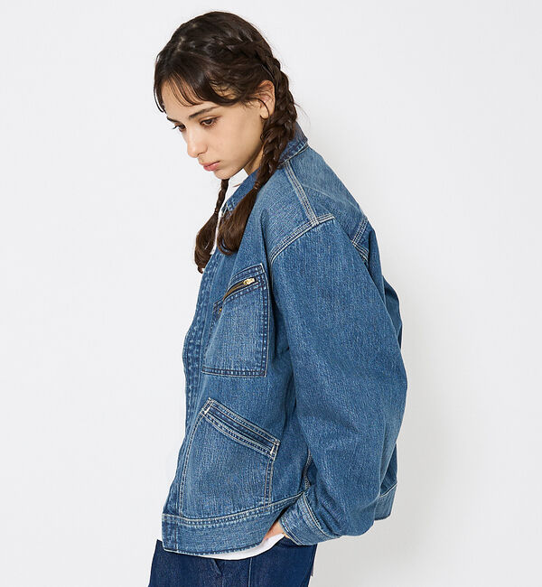 ABAHOUSE「【Lee/リー 】DENIM ZIP UP BLOUSON/オーバーサイズ デニ」|その他|