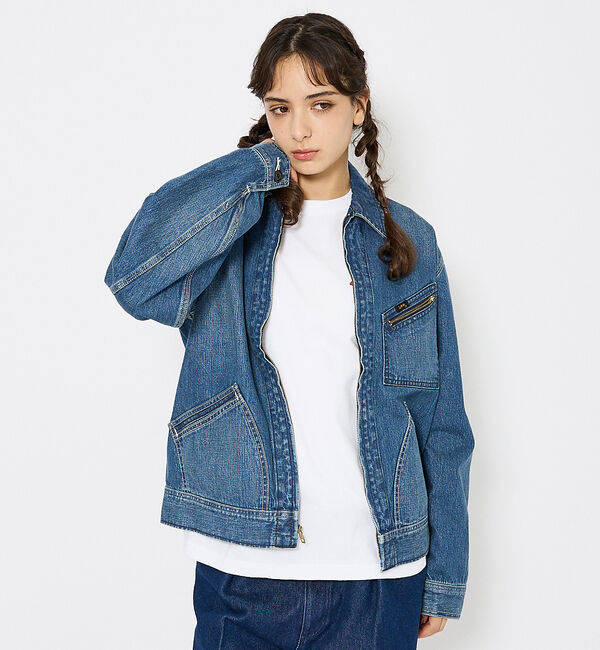 ABAHOUSE「【Lee/リー 】DENIM ZIP UP BLOUSON/オーバーサイズ デニ」|その他|