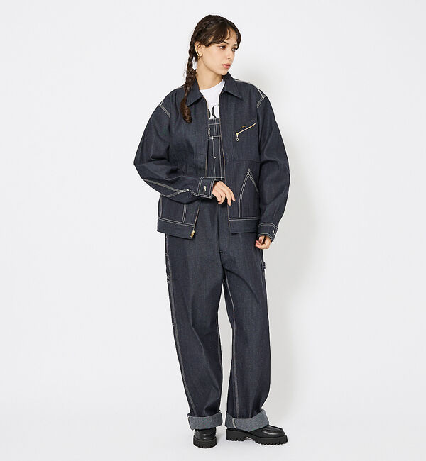 ABAHOUSE「【Lee/リー 】DENIM ZIP UP BLOUSON/オーバーサイズ デニ」|その他|
