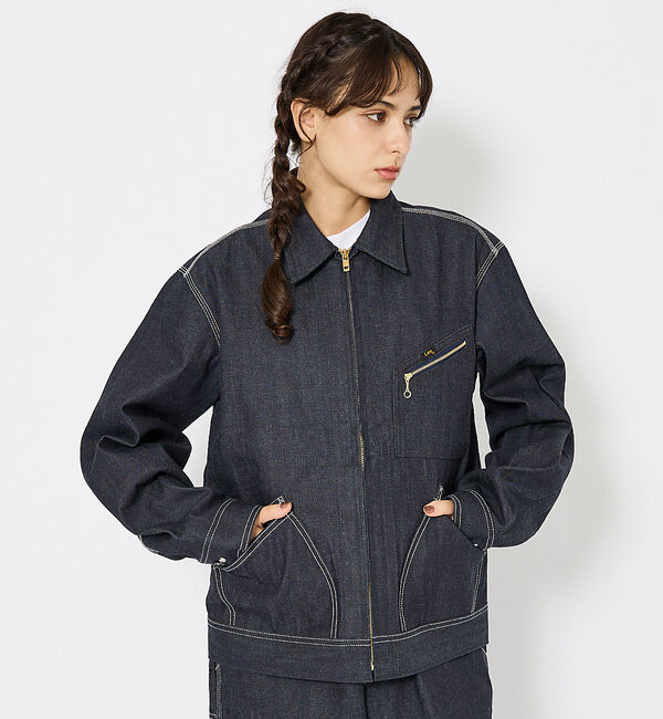 ABAHOUSE「【Lee/リー 】DENIM ZIP UP BLOUSON/オーバーサイズ デニ」|その他|