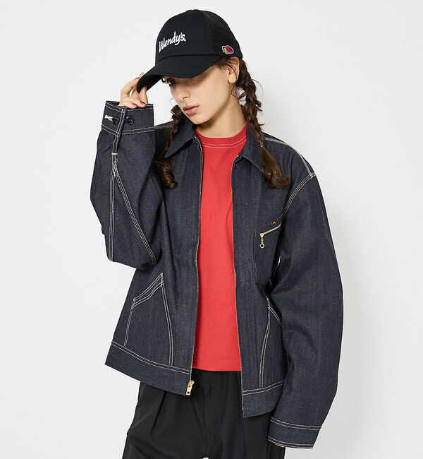ABAHOUSE「【Lee/リー 】DENIM ZIP UP BLOUSON/オーバーサイズ デニ」|その他|