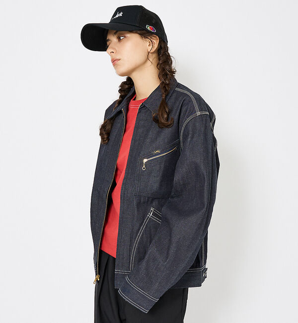 ABAHOUSE「【Lee/リー 】DENIM ZIP UP BLOUSON/オーバーサイズ デニ」|その他|
