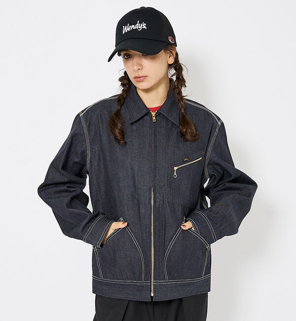 ABAHOUSE「【Lee/リー 】DENIM ZIP UP BLOUSON/オーバーサイズ デニ」|その他|