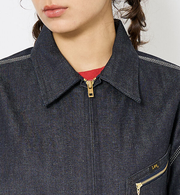ABAHOUSE「【Lee/リー 】DENIM ZIP UP BLOUSON/オーバーサイズ デニ」|その他|