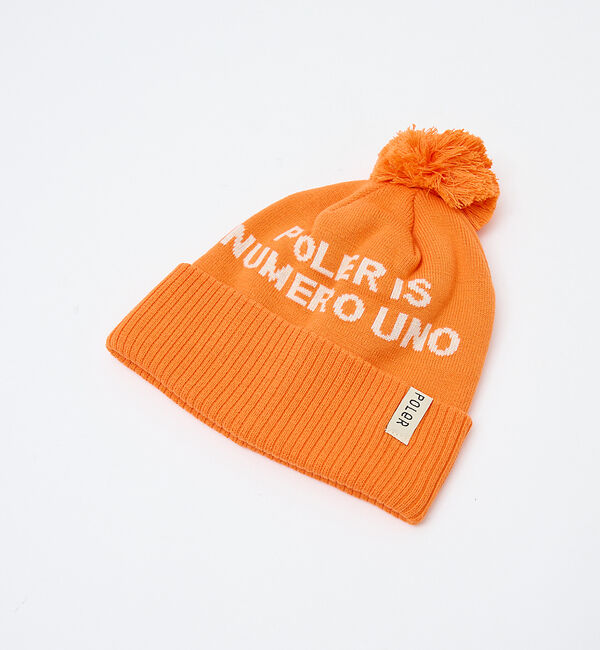 ABAHOUSE「【POLER / ポーラー】POM BEANIE / ポン ビーニー /ユニセッ」|その他|オレンジ