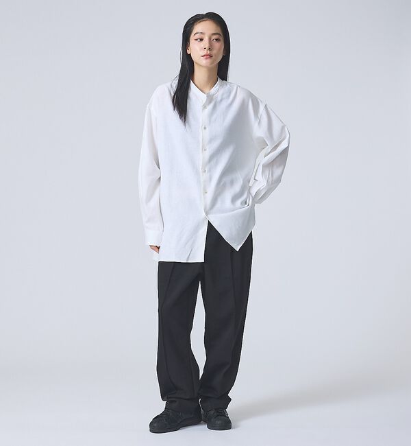 ABAHOUSE「【FORTUNA /フォルトゥナ】DoubleLinenShirt/ダブルリネン」|シャツ・ブラウス|
