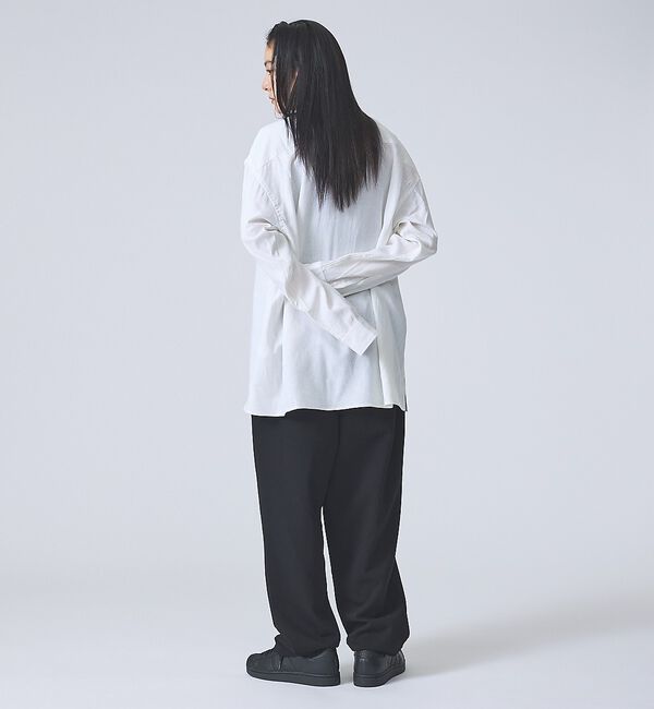 ABAHOUSE「【FORTUNA /フォルトゥナ】DoubleLinenShirt/ダブルリネン」|シャツ・ブラウス|