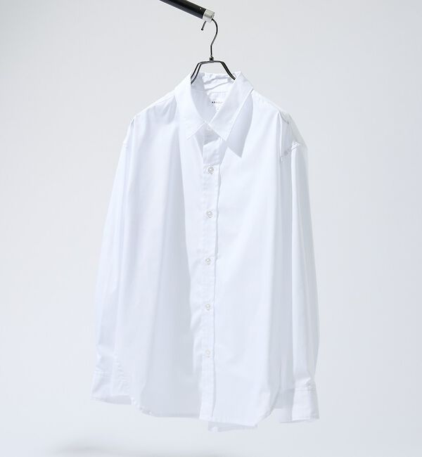 ABAHOUSE「【JAMES FABRIC】サイドガゼット レギュラーカラーシャツ / オーバー」|シャツ・ブラウス|