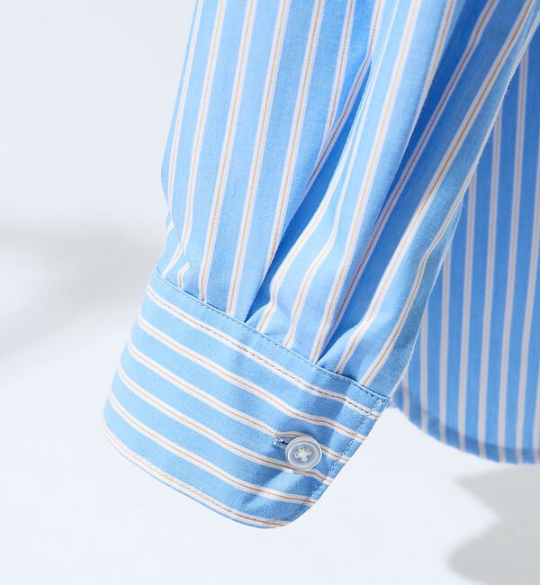 ABAHOUSE「【JAMES FABRIC】サイドガゼット レギュラーカラーシャツ / オーバー」|シャツ・ブラウス|