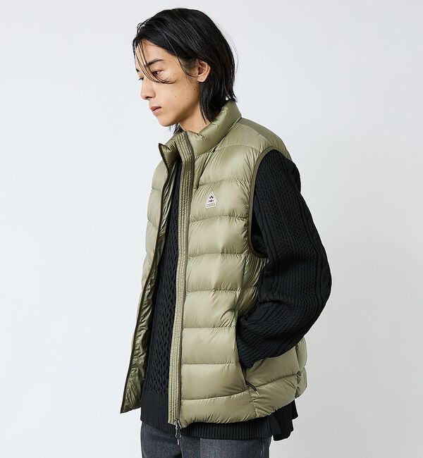 ABAHOUSE「【PYRENEX / ピレネックス】HMY027 / ARIAL VEST /」|ダウン|カーキ