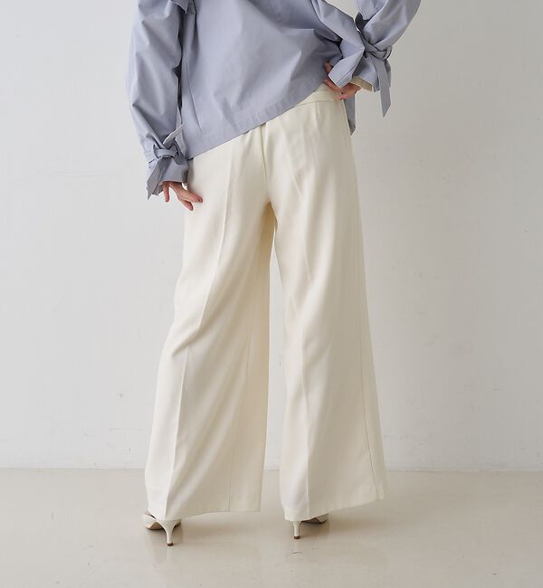 Rouge vif「【新色登場】【一部店舗限定】【3サイズ展開】ベルト付きハイウエストタックパンツ」|その他|