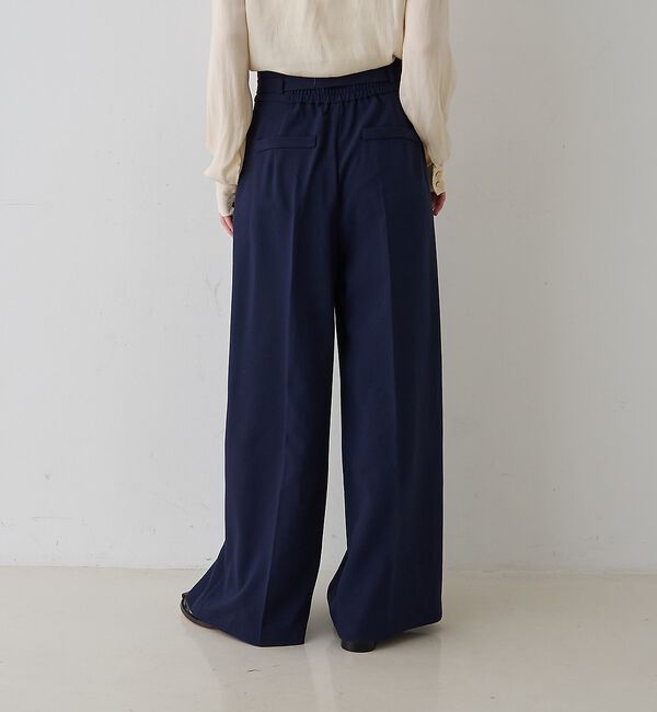 Rouge vif「【新色登場】【一部店舗限定】【3サイズ展開】ベルト付きハイウエストタックパンツ」|その他|