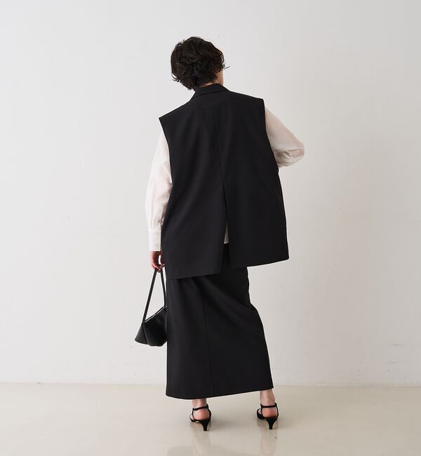 Rouge vif「【セットアップ対応】テーラーカラージレ」|ベスト・ジレ|