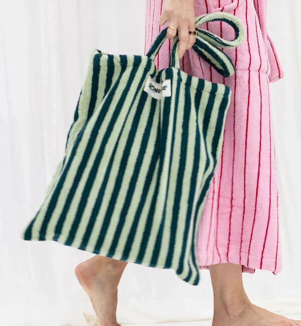 Rouge vif「【追加2/BONGUSTA/ボングスタ】NARAM TOTEBAG/トートバッグ」|トートバッグ|グリーン