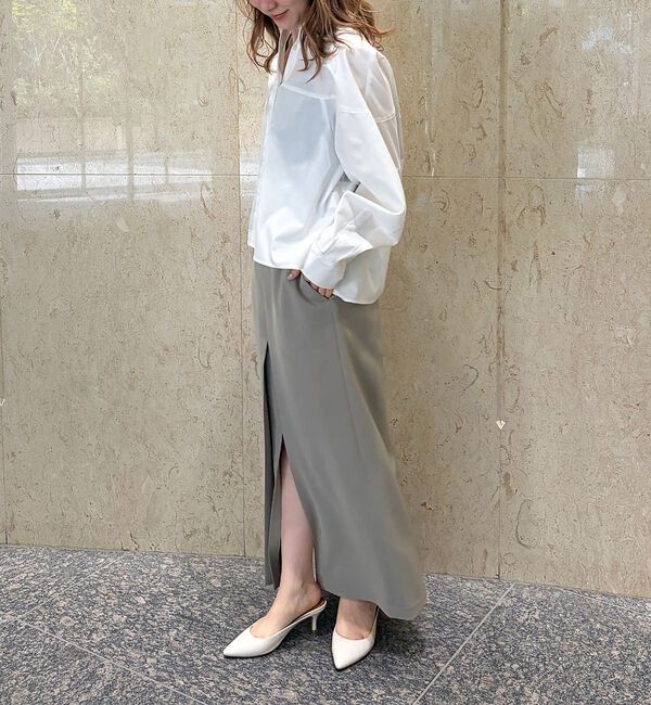 Rouge vif「ボックスブロードショート丈シャツ」|シャツ・ブラウス|
