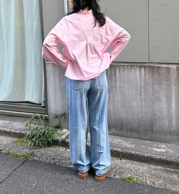 Rouge vif「ボックスブロードショート丈シャツ」|シャツ・ブラウス|