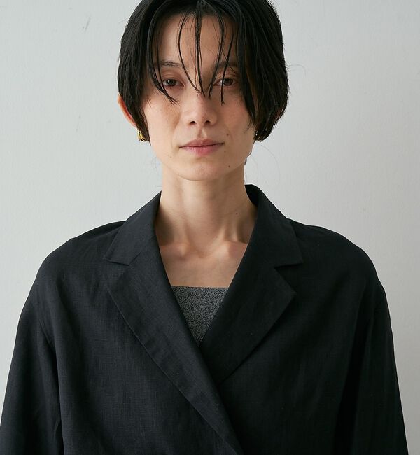 qualite「リネンショートジャケット」|その他|
