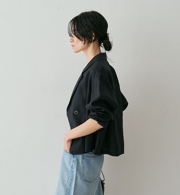 qualite「リネンショートジャケット」|その他|