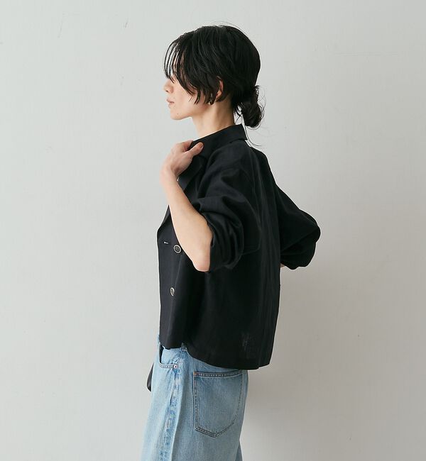 qualite「リネンショートジャケット」|その他|
