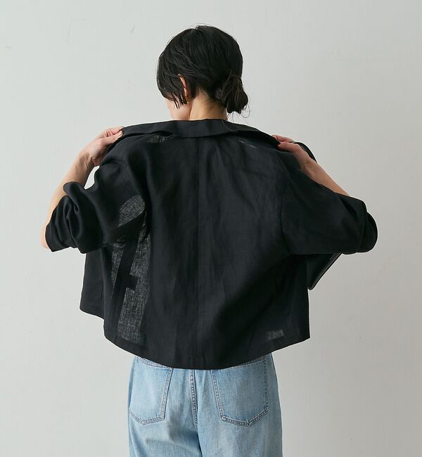 qualite「リネンショートジャケット」|その他|