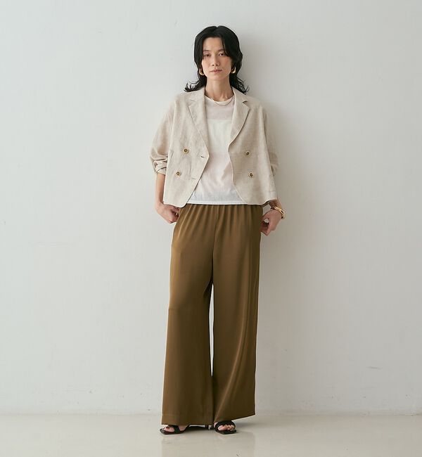 qualite「リネンショートジャケット」|その他|
