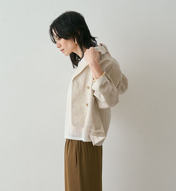 qualite「リネンショートジャケット」|その他|