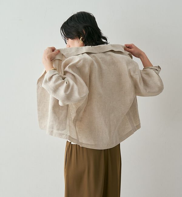 qualite「リネンショートジャケット」|その他|