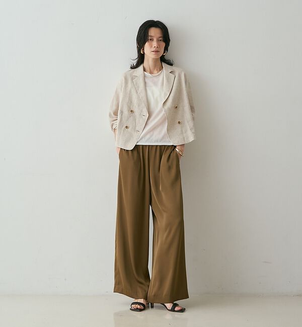 qualite「リネンショートジャケット」|その他|