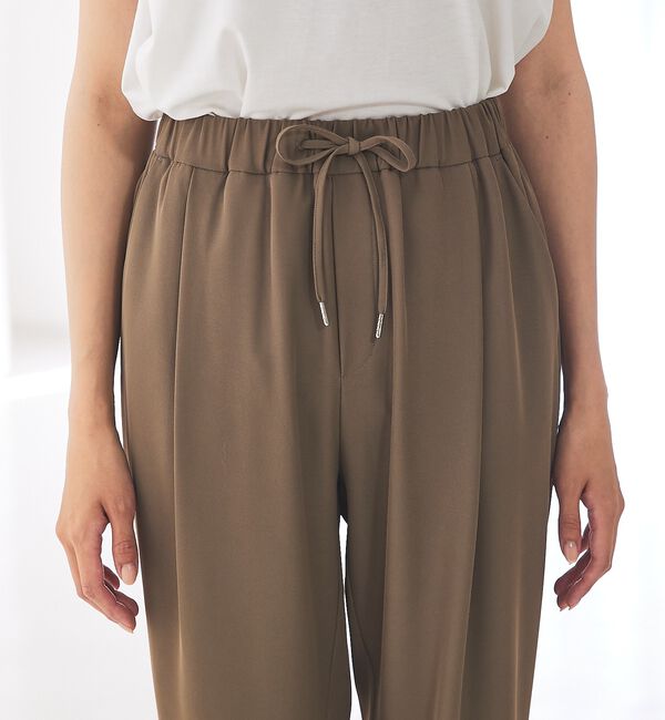 abahouse mavie「【セットアップ対応】クールタッチサテンゆるテーパードパンツ」|その他|