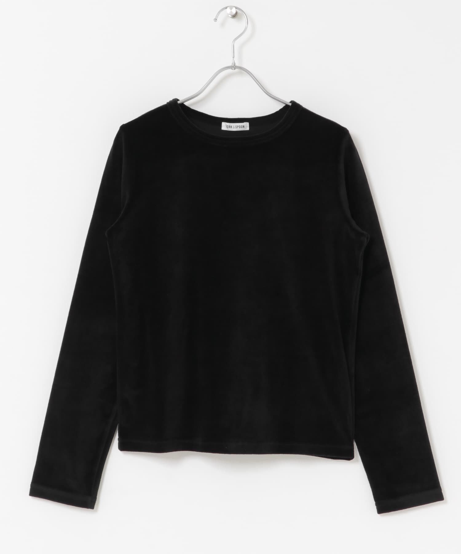 URBAN RESEARCH DOORS「FORK&SPOON　ベロアロングスリーブTシャツ」|Tシャツ・カットソー|