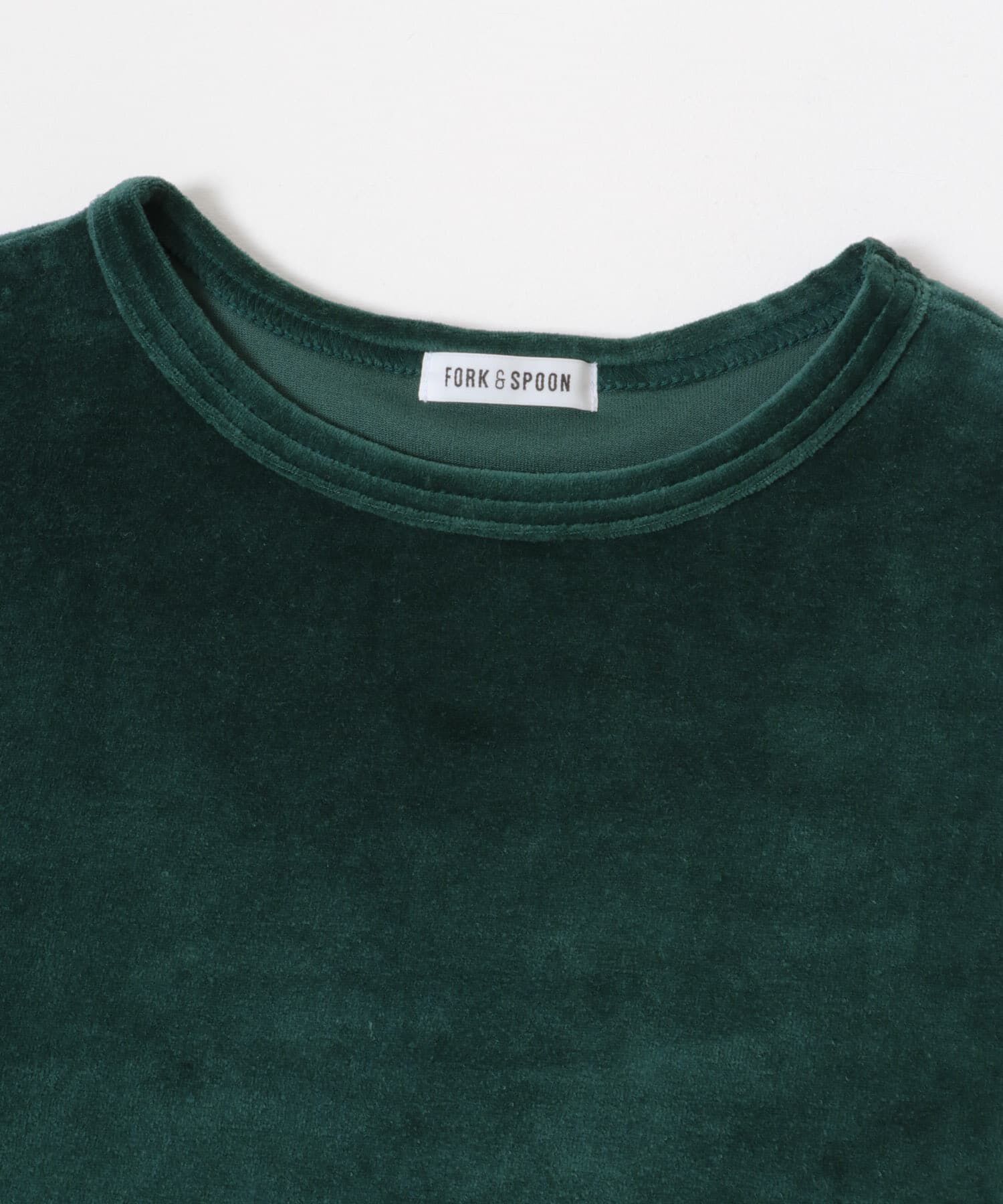 URBAN RESEARCH DOORS「FORK&SPOON　ベロアロングスリーブTシャツ」|Tシャツ・カットソー|