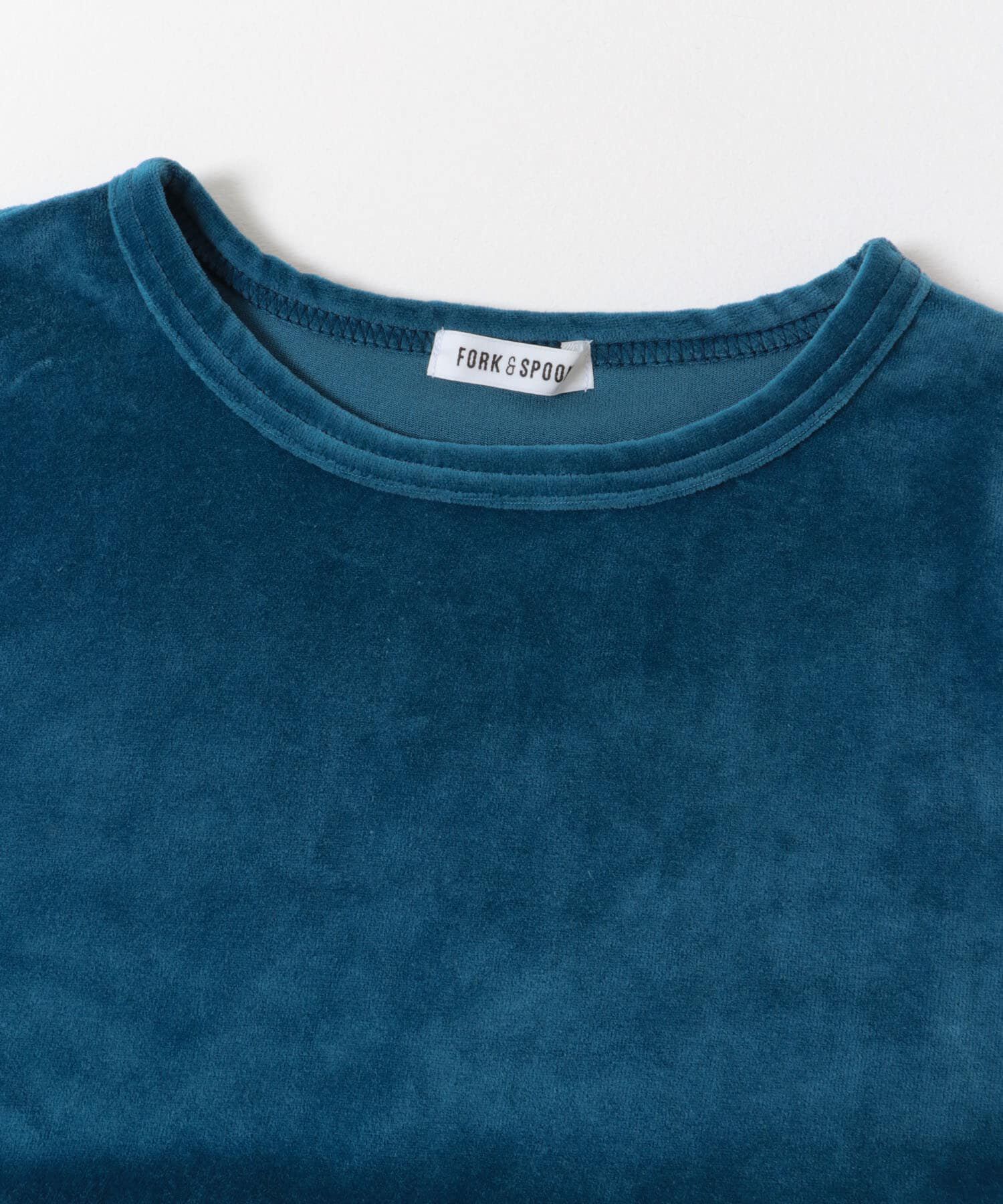 URBAN RESEARCH DOORS「FORK&SPOON　ベロアロングスリーブTシャツ」|Tシャツ・カットソー|