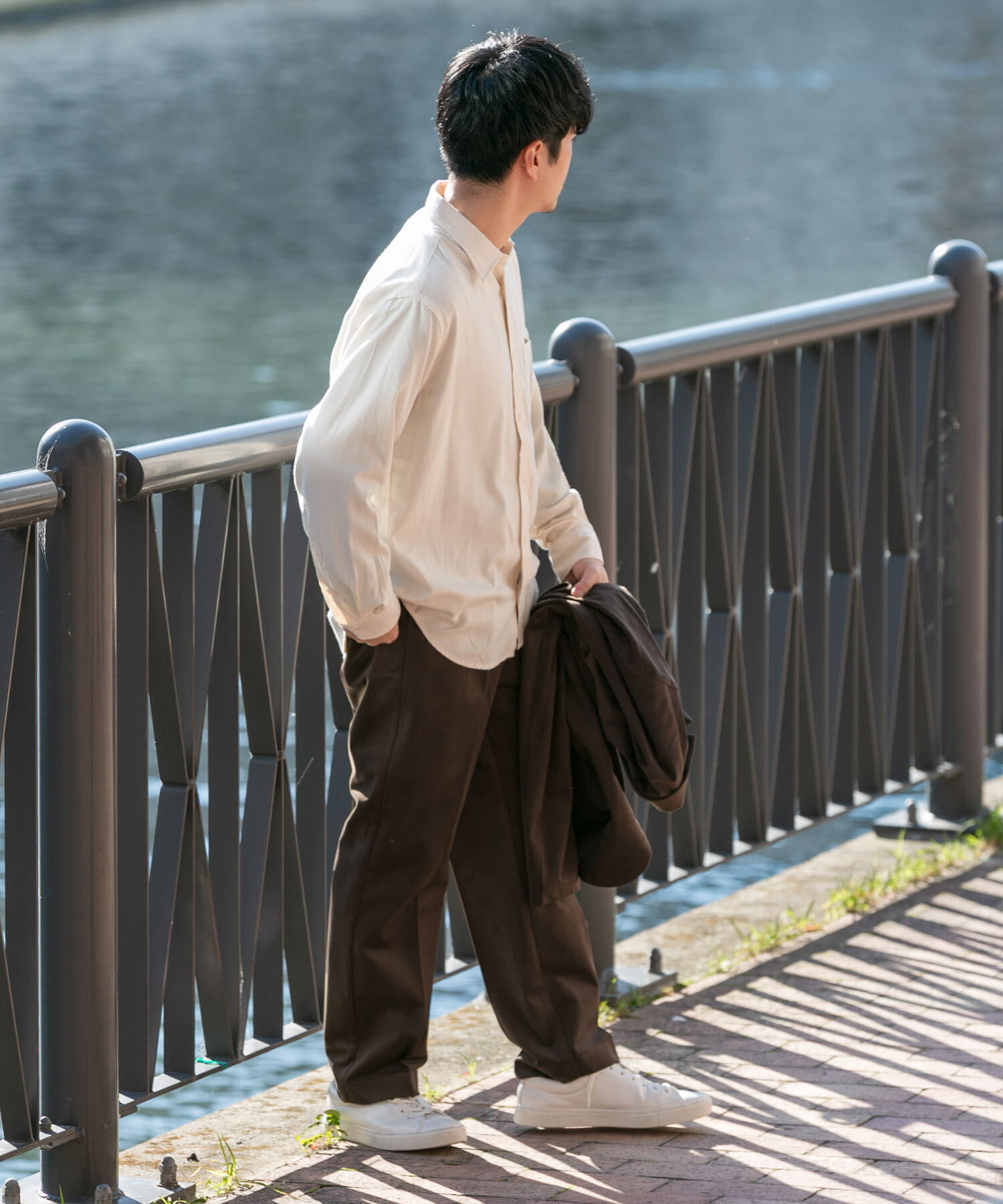 URBAN RESEARCH ROSSO「『蓄熱 / XLサイズあり』アーバンリラックスサーモネルレギュラーシャツ」|シャツ・ブラウス|