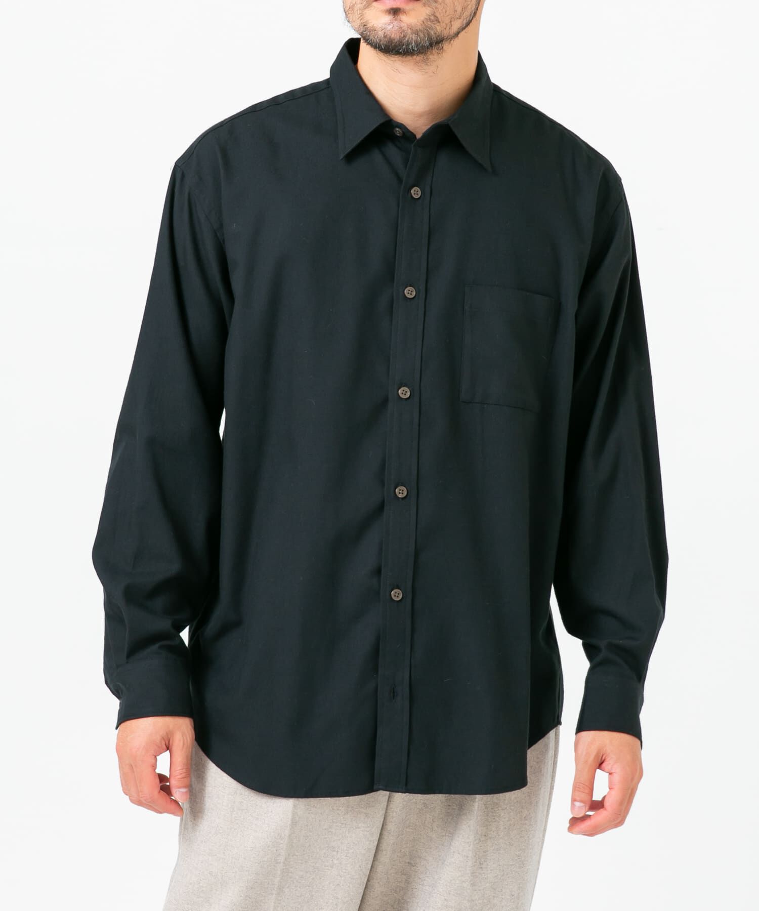 URBAN RESEARCH ROSSO「『蓄熱 / XLサイズあり』アーバンリラックスサーモネルレギュラーシャツ」|シャツ・ブラウス|
