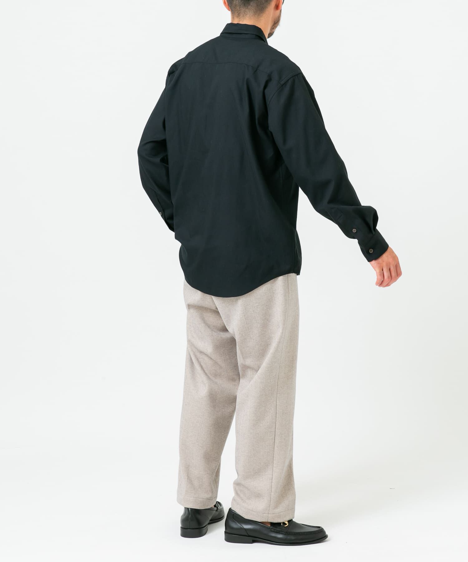 URBAN RESEARCH ROSSO「『蓄熱 / XLサイズあり』アーバンリラックスサーモネルレギュラーシャツ」|シャツ・ブラウス|