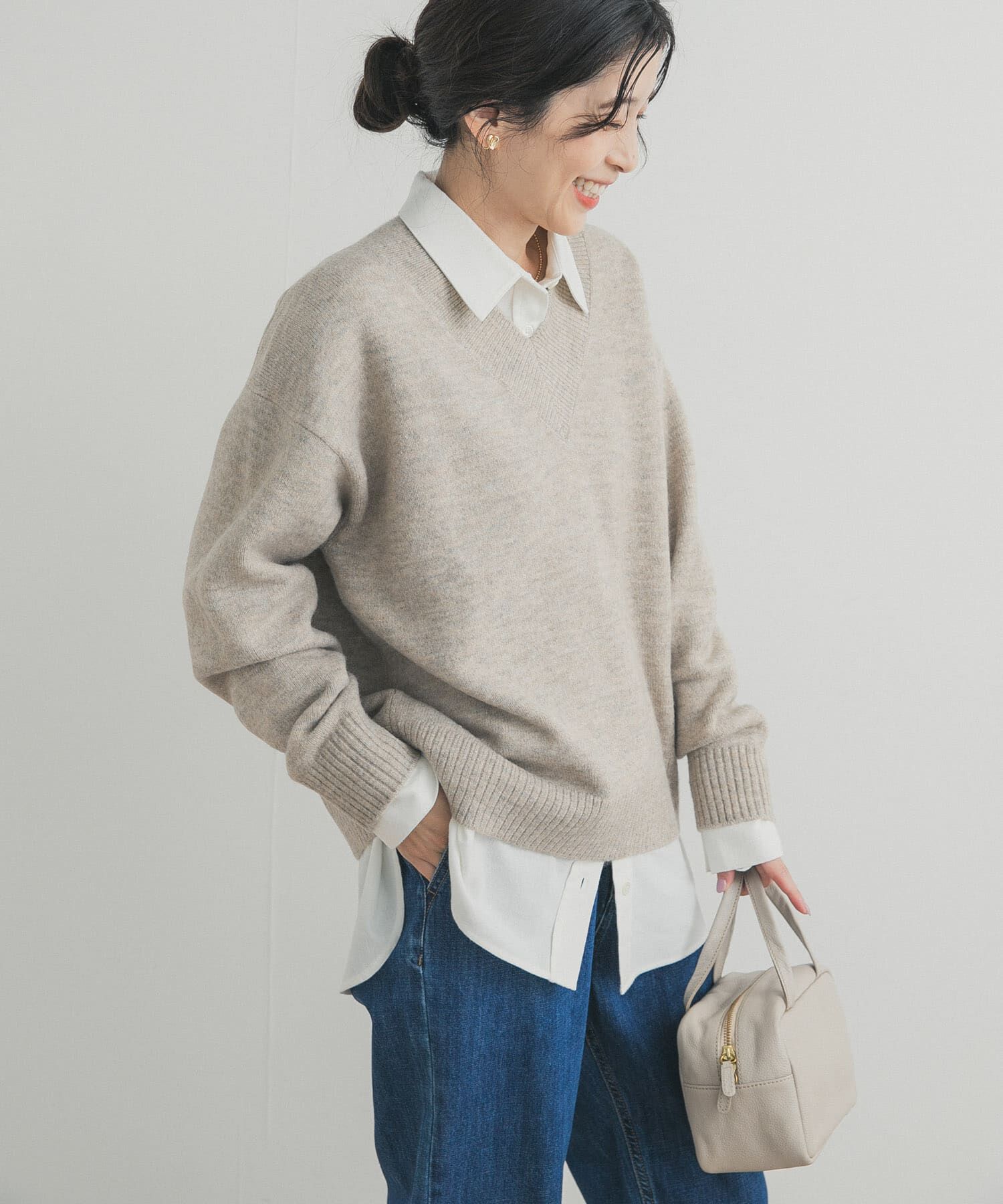 URBAN RESEARCH DOORS「起毛レギュラーカラーシャツ」|シャツ・ブラウス|