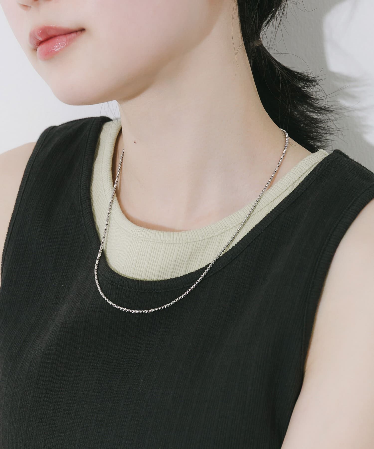 SMELLY「ステンレスベネチアンチェーンネックレス」|ネックレス|
