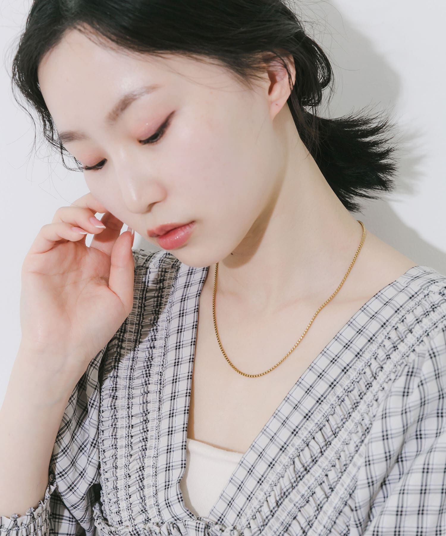 SMELLY「ステンレスベネチアンチェーンネックレス」|ネックレス|