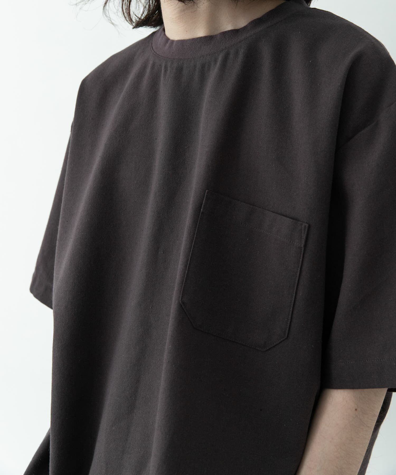 Sonny Label 「接触冷感リネン混ショートスリーブTシャツ」|Tシャツ・カットソー|