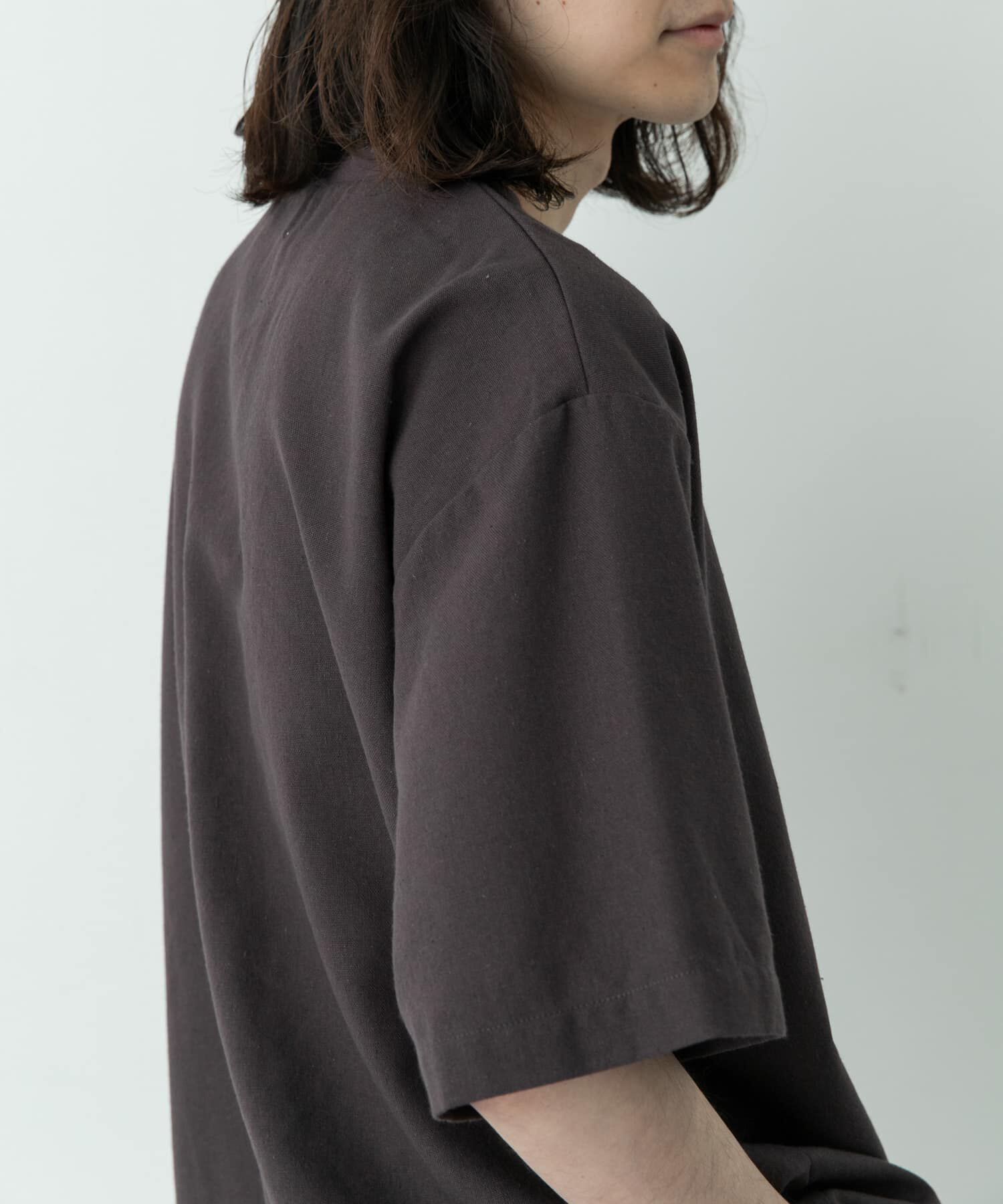 Sonny Label 「接触冷感リネン混ショートスリーブTシャツ」|Tシャツ・カットソー|
