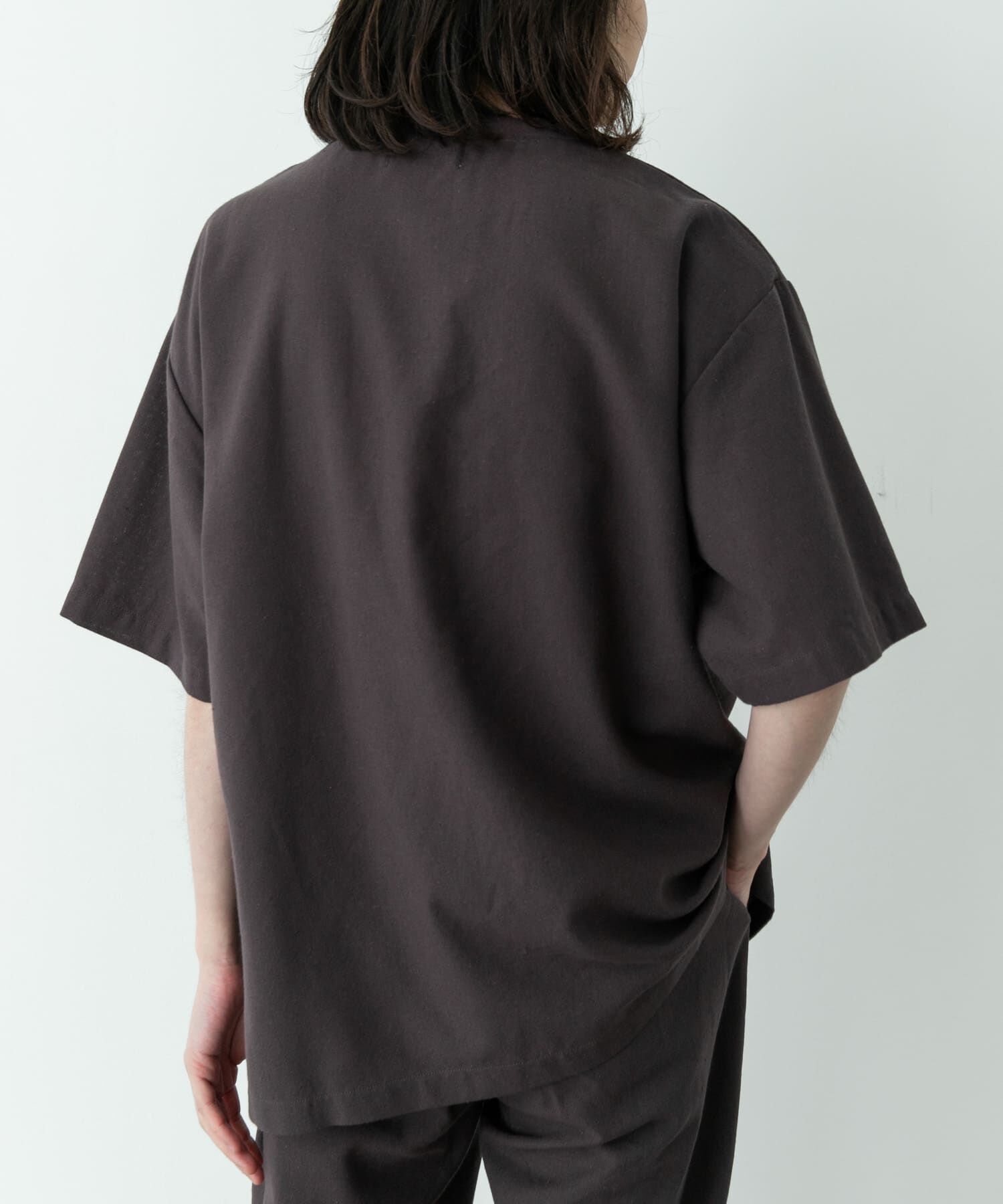 Sonny Label 「接触冷感リネン混ショートスリーブTシャツ」|Tシャツ・カットソー|